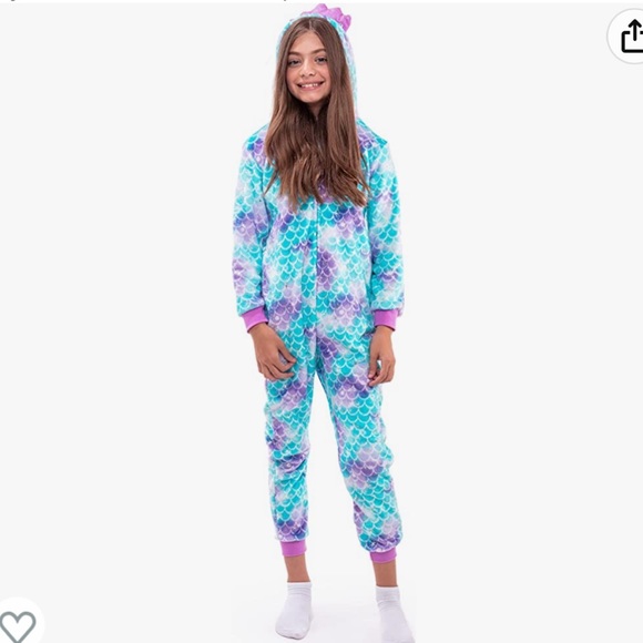 Sleep On It Other - Sleep On It Kids Big Girl Mermaid Onesie Size Large 14 / 16 New with Tags